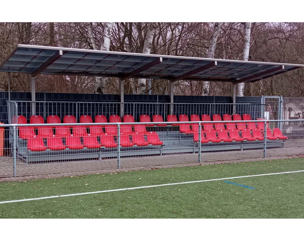 Mobile Tribüne von Court Royal: 50 Sitzplätze