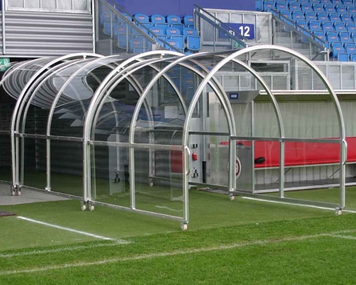 Spielertunnel -  Bogenform -